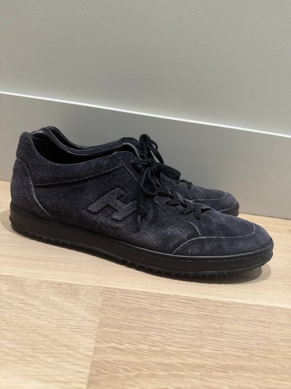 Hogan Men's Suede Sneakers in Navy
